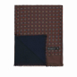 Preview: Patterned Silk Scarf in a noble shade of brown